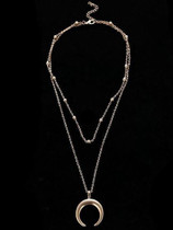 Chicnico Daily Fashion Alloy Moon Necklace