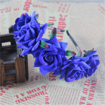 New Flower Garland Floral Bride Headband Hairband Wedding Party Prom Festival Decor Princess Floral Wreath Headpiece BZ678647