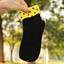High Quality women's socks warm autumn-winter colorful Cotton novelty soks women and lady dot cute socks