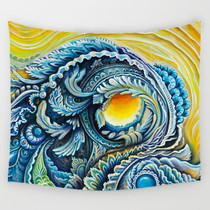 Beach Waves Tapestry