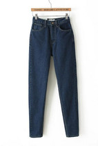 Vintage High Waist Jeans Women Denim Pants 2016 New Slim Pencil Pants Capris Trousers Fits Lady Jeans Women Jeans Plus Size