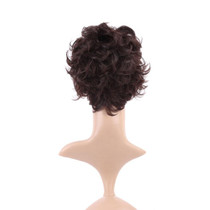 SNOILITE Women Short Curly Synthetic Full Head Hair Wig For Black Women Wigs Heat Resistant Hair