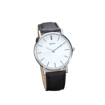 Wavors Watches Women Men Elegant Clock Fashion Analog Quartz Watch PU Leather Unisex Wrist Dress Watches Relogio Masculino