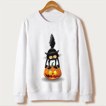 HOT Cat Print 2017 Winter Harajuku Sweatshirt Women Hoodies Full Sleeve O-neck Felpe Donna Moletom Casual Tracksuit Femme Hoody