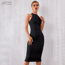 ADYCE 2020 New Summer White Women Bodycon Bandage Dress Vestidos Elegant Tank Sexy Sleeveless Club Celebrity Runway Party Dress