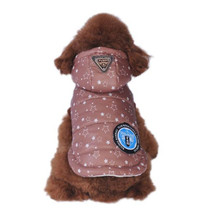 Small Dog Jacket Warm Plaid Winter Dog Coats Pet Clothes Elastic Small to Large Dog Clothes New