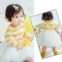 For 2017 spring newborn infant baby wear clothes girls baby clothing brand tutu dresses birthday party princess dress costume