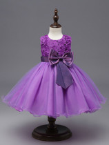 Flower Sequins Princess Toddler girls Dresses summer 2017 Halloween Party Girl tutu Dress kids dresses for Girls Clothes Wedding