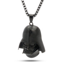 Officially Licensed Stainless Steel Darth Vader Star Wars Necklace