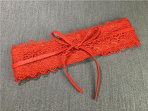Pattern Weaving Belt for Women Bowknot Faux Leather Lace wide belt Self Tie Obi Cinch Waist Band Boho Belt Cinto Fashion Belt