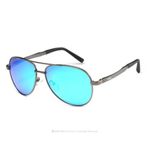 JARA Brand Men 100% Polarized Aluminum Alloy Frame Sunglasses Fashion Men's Driving Sunglasses 1306