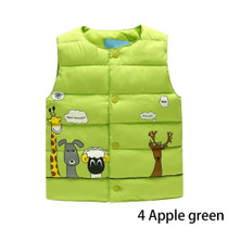 Janedream Girls Vest Children Outerwear Clothing Baby Girl Padded Vest Warm Winter Waistcoat Autumn Kids Girls Clothes #262891