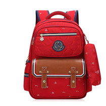Orthopedics Fashion Children School Backpack School bags For Boys/girl Waterproof Backpack Kids School bag 2018 Fashion Trend