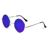 New Brand Designer Classic Round Sunglasses Men Small Vintage Retro John Lennon Glasses Women Driving Metal Eyewear