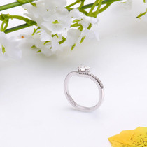 14K/18K Gold Heart-shaped Moissanite Diamond Ring