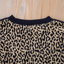 Girls Long Sleeve Leopard Printed T-Shirts Wholesale Girl Clothing