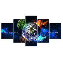 Posters And Prints 5 Pieces Univese the Earth Painting wall Canvas Art Painting Wall Pictures Living Room