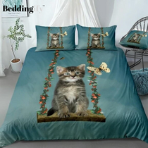Cat in a Hammock Bedding Set