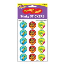 Garden Delights, Honey scent Scratch 'n Sniff Stinky Stickers® – Large Round