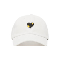 Embroidered Blackheart Dad Hat - Baseball Cap / Baseball Hat