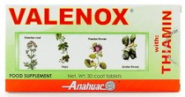 VALENOX CON TIAMINA 450 MG 30 GRAGEAS ANAHUAC
