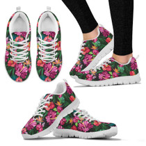 Tropical Flower Handcrafted Sneakers