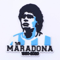Diego Maradona 1960-2020 Argentina Soccer Sports Croc Charm