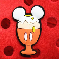 Disney Mickey Mouse Cracked Egg Croc Charm
