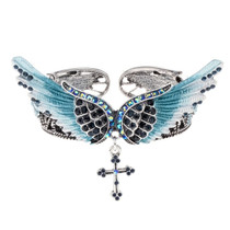 Wings Cross Stretch Bracelet Bangle
