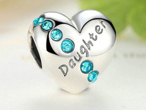 Daughter Charm Pandora Charms 925 silver, Pandora Charm, Fits Pandora Bracelets