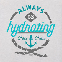 SpongeBob SquarePants "Always Be Hydrating" Women's Tri-Blend Racerback Tank Top
