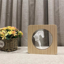 Horse 3D LED Acrylic Wooden Night Lamp