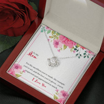Mother's Day Gift [Best Gift 2021] Luxury Love Knot Necklace - Mom - For The Sacrifices