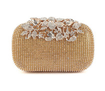 Flower Crystal Evening Bag Clutch Bags Clutches Lady Wedding Purse
