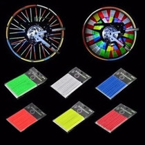 Mountain Bike Bicycle Wheel Rim Reflective Stickers Decals Protector Safety MTB Reflector