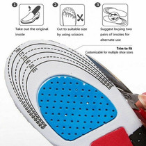 Men's Gel Orthotic Sport Running Insoles Insert Shoe Pad Arch Support Heel Cushion