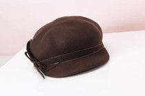 Lady Fedoras Wool Hat Girls Fashion Students Leisure Warm Cap Female
