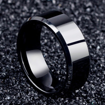 Fashion Charm Jewelry Ring Men Stainless Steel Black Rings For Women
