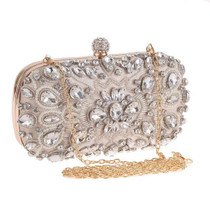 2020 Evening Handbag Bags For Women Handmade Beaded Pearl Clutch Bag High Quality Wedding Purse Chain Shoulder Bag Feminina
