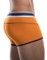 PUMP Varsity Free-Fit Low Rise Cotton Mesh Trunk Orange/White/Navy 11075