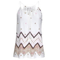 Feitong Fashion Summer Women Tank Tops Sexy Halter Print Loose Sleeveless Casual Shirt Blouse Cropped Tops Vest regata feminina