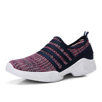 Women Sneakers Flats Shoes Breathable Mesh Slip-on Casual Sneakers