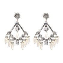 Trendy Pearl Tassel Earrings