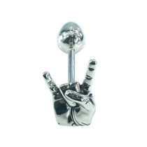 Finger Stainless Steel Anal Plug