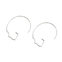 Trendy Gold Color Smooth Face Earring