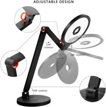 Desk Lamp with Wireless Charging