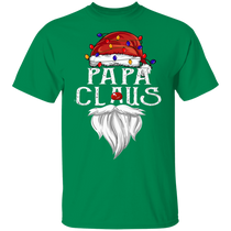 Papa Claus T-Shirt Funny Santa Claus Christmas Shirt Designs Xmas Gifts For Dad Men Clothes