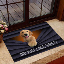 Golden Retriever Did You Call First Doormat Dog Doormat 3d Designs Funny Gifts For Neighbor
