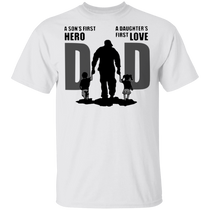 Best Father's Day Gifts A Son's First Hero Dad Shirt