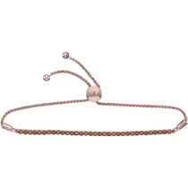 Bracelets |  10kt Rose Gold Womens Round Natural Brown Diamond Bolo Bracelet 2 Cttw |  Splendid Jewellery